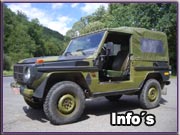 danish Army-Trucks Mercedes 240G Wolf