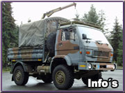Armeefahrzeug VW-MAN 8.136 Kran